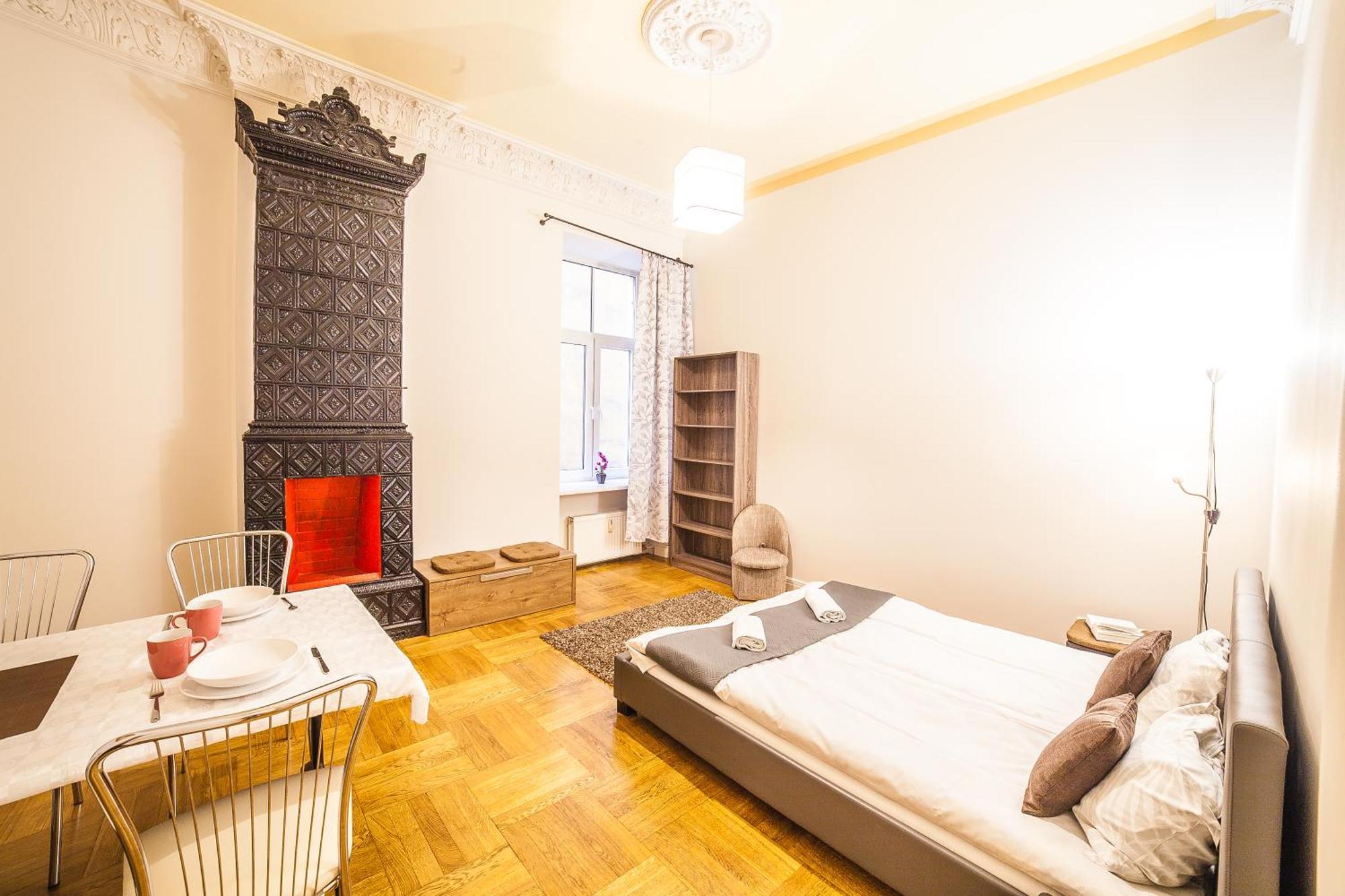 Apartment Dzirnavu Downtown In Center Riga